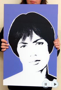 Stencil en cuadro mágico