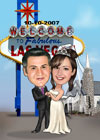 Caricaturas de En Las Vegas