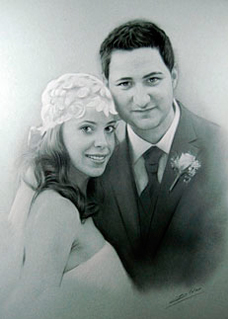 Un cuadro clásico para padres y novios