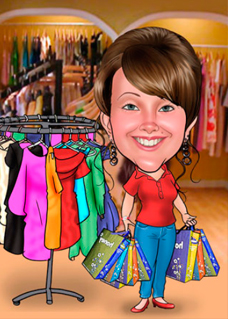 Caricaturas con su foto, totalmente personalizado