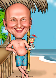 Caricaturas divertidas, varios modelos