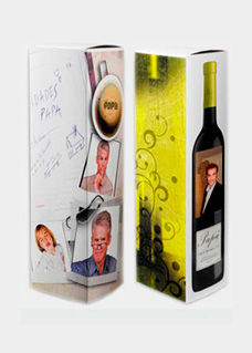 Caja vino personalizada