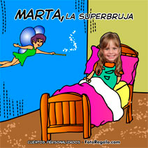 Cuento Super Bruja personalizado
