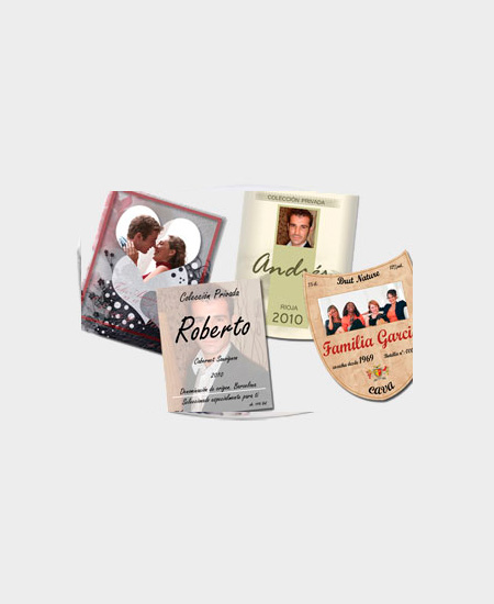 Etiquetas de vino personalizadas