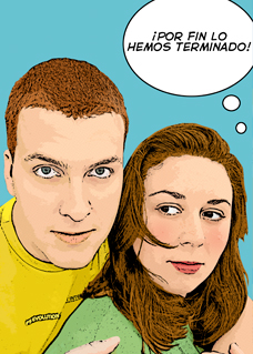 Retrato Pop Art: regalos originales en San Valentín