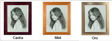 Colores disponibles de los cuadros de sobremesa