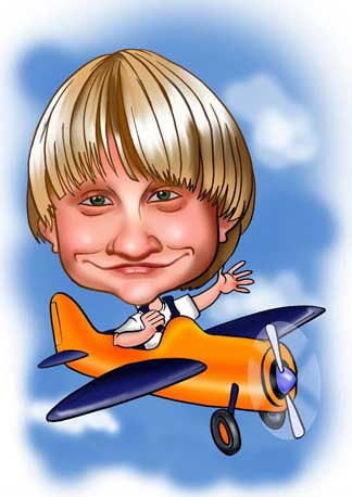 Caricaturas de Pilotos