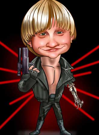 Caricaturas de Terminator