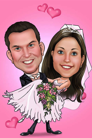 Caricaturas de En brazos