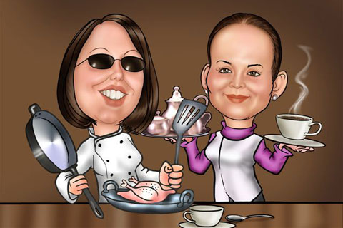 Caricaturas de Cocineras