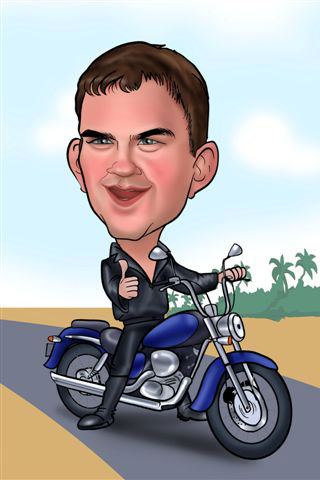 Caricaturas de Motorista