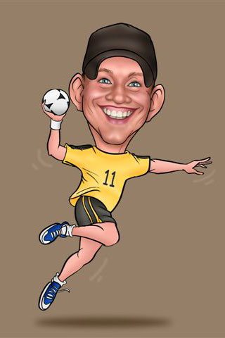 Caricaturas de Jugadores balonmano