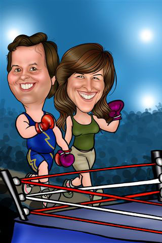 Caricaturas de Boxeadores