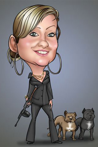 Caricaturas de Mafiosa