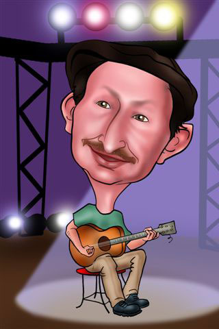 Caricaturas de Guitarrista
