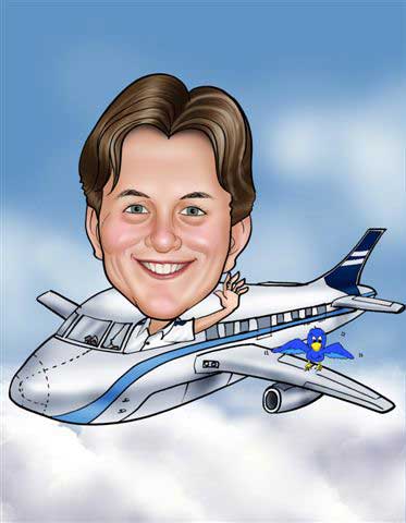 Caricaturas de Pilotos