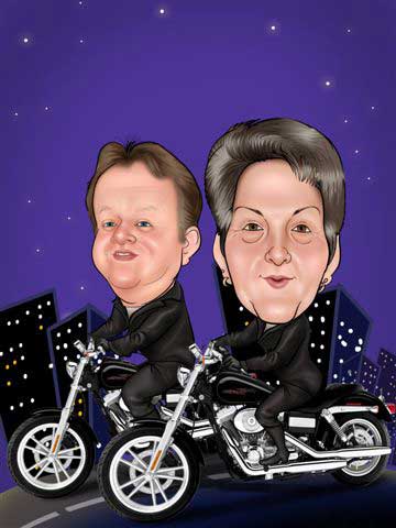 Caricaturas de Motoristas