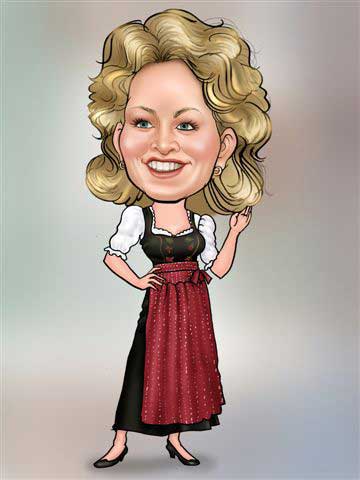 Caricaturas de Tirolesas