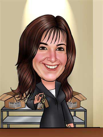 Caricaturas de Recepcionistas