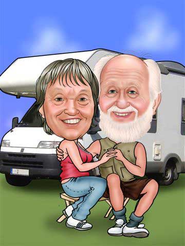 Caricaturas de De camping