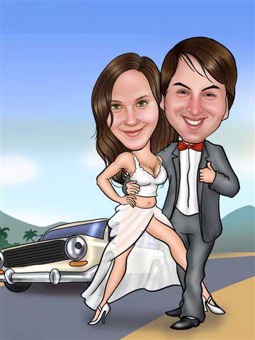 Caricaturas de En las Vegas