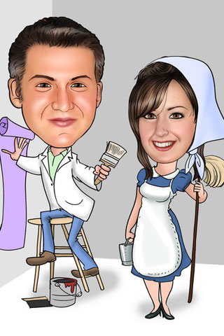 Caricaturas de De obras