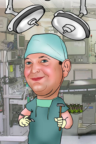 Caricaturas de Cirujano