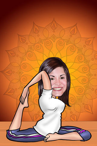 Caricaturas de Yoga