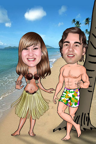 Caricaturas de Alohaaaaa