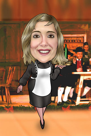 Caricaturas de Camarera