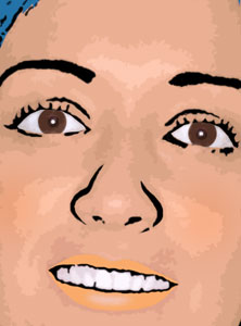 Detalle de la foto procesada