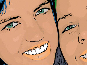 Detalle de la foto procesada