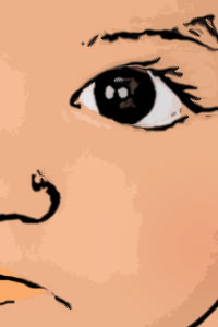 Detalle de la foto procesada