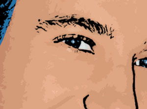 Detalle de la foto procesada