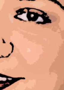 Detalle de la foto procesada