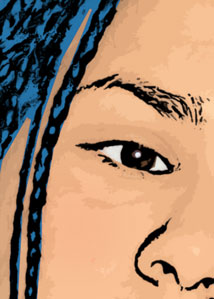 Detalle de la foto procesada