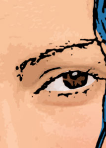 Detalle de la foto procesada