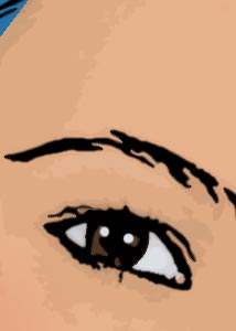 Detalle de la foto procesada