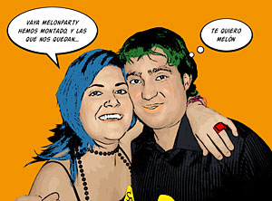 Regalo: Un  Impreso en un lienzo con un bastidor para alguien de reus