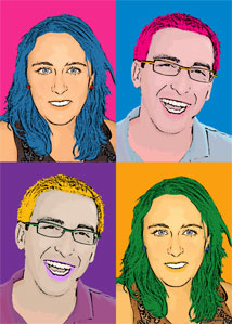 Regalo: Un  Impreso en un lienzo con un bastidor para alguien de santander