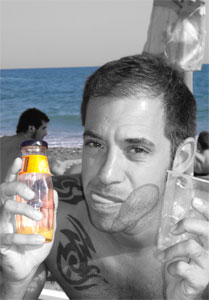 Regalo: Un Coloreado En un lienzo y enmarcado en aluminio para alguien de POZUELO DE ALARCON