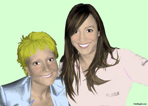 Regalo: Un Andy Warhol Pro 2 personas 4 viñetas Lineales Impreso en un lienzo con un bastidor para alguien de BARBERA DEL VALLES