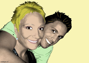 Regalo: Un  Impreso en un lienzo con un bastidor para alguien de BARBERA DEL VALLES