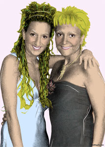 Regalo: Un Andy Warhol Pro 2 personas 4 viñetas Lineales Impreso en un lienzo con un bastidor para alguien de BARBERA DEL VALLES