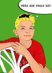 Regalo: Un  Impreso en un lienzo con un bastidor para alguien de Plasencia