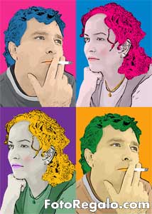 Regalo: Un  Impreso en un lienzo para alguien de Fraga