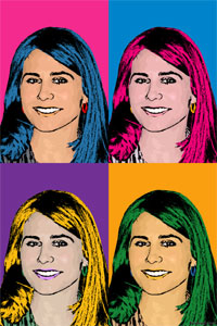 Regalo: Un  Impreso en un lienzo con un bastidor para alguien de SEVILLA