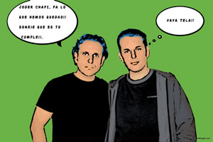 Regalo: Un Pop Art Comic 2 personas Impreso en papel brillo para alguien de Albacete