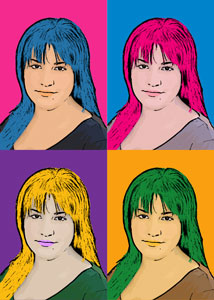 Regalo: Un  Impreso en un lienzo con un bastidor para alguien de Cebolla