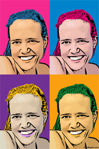 Regalo: Un  Impreso en un lienzo con un bastidor para alguien de Oviedo